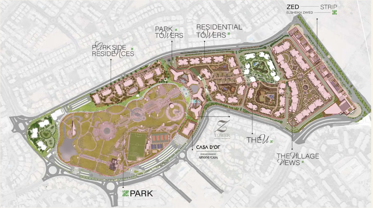 زد تاورز Master Plan