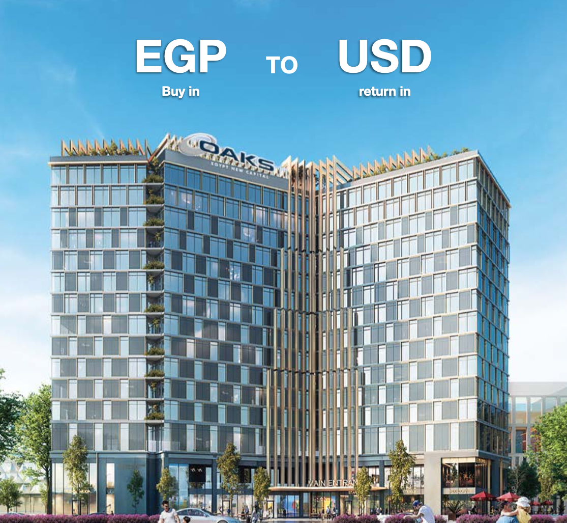 OAKS Hotel New Capital Downtown Invest in EGP get ROI in USD -